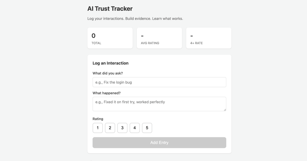 Show HN: First app made with Claude Code, to help me gain trust with my tool